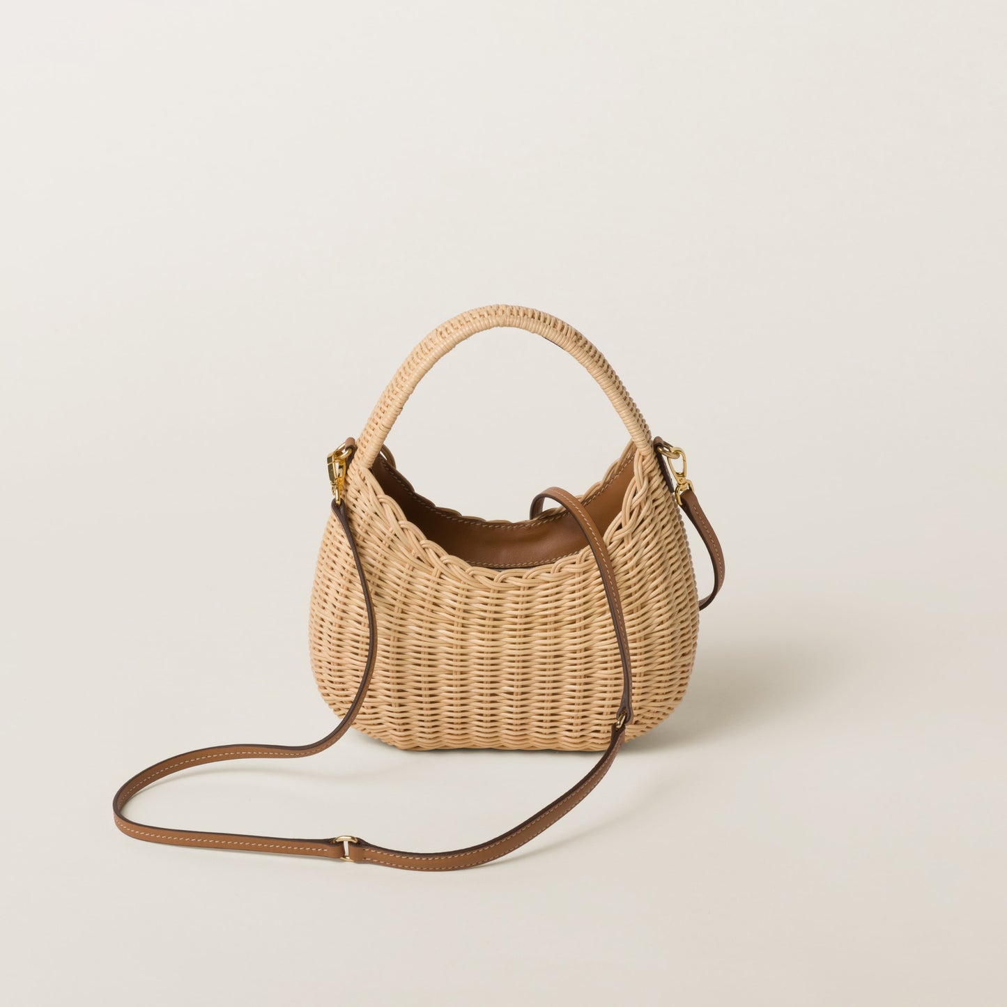 LOEWE Wander wicker hobo bag
