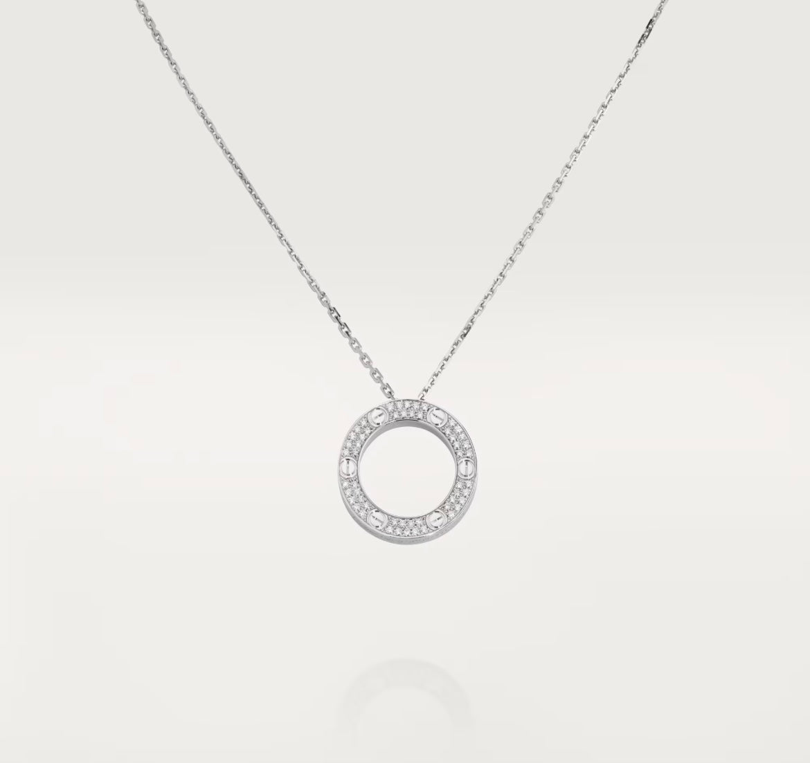 Cartier LOVE NECKLACE, DIAMOND-PAVED LOVE
