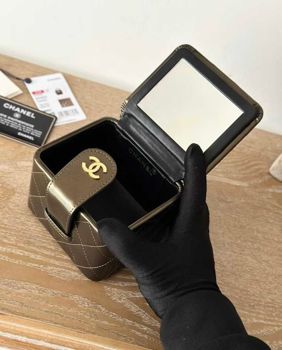 Chanel makeup bag