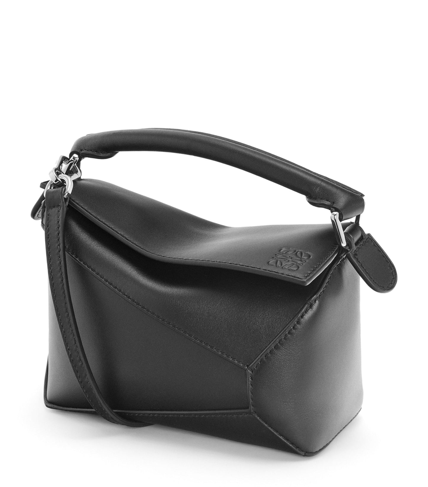 LOEWE Mini Leather Puzzle Edge Top-Handle Bag