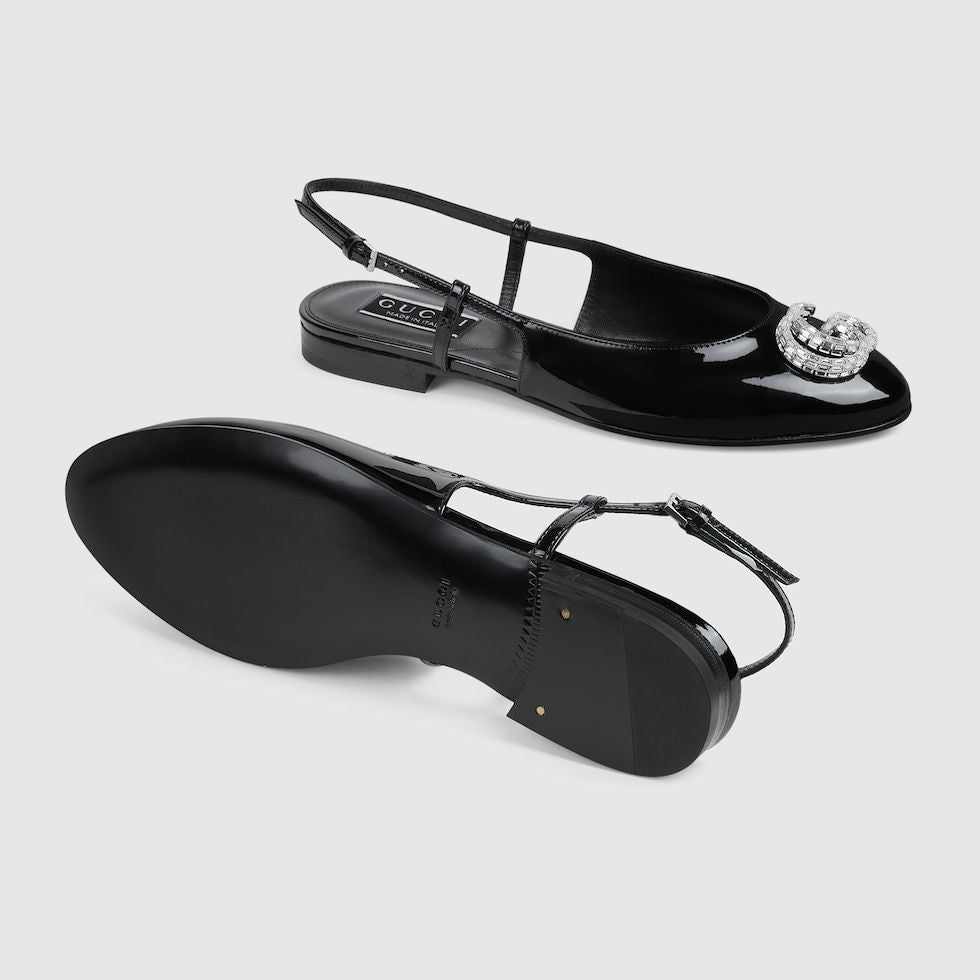 GUCCI WOMEN'S BALLERINA WITH DOUBLE G