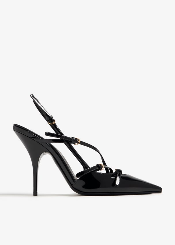 MIU MIU Buckle Slingback Pumps