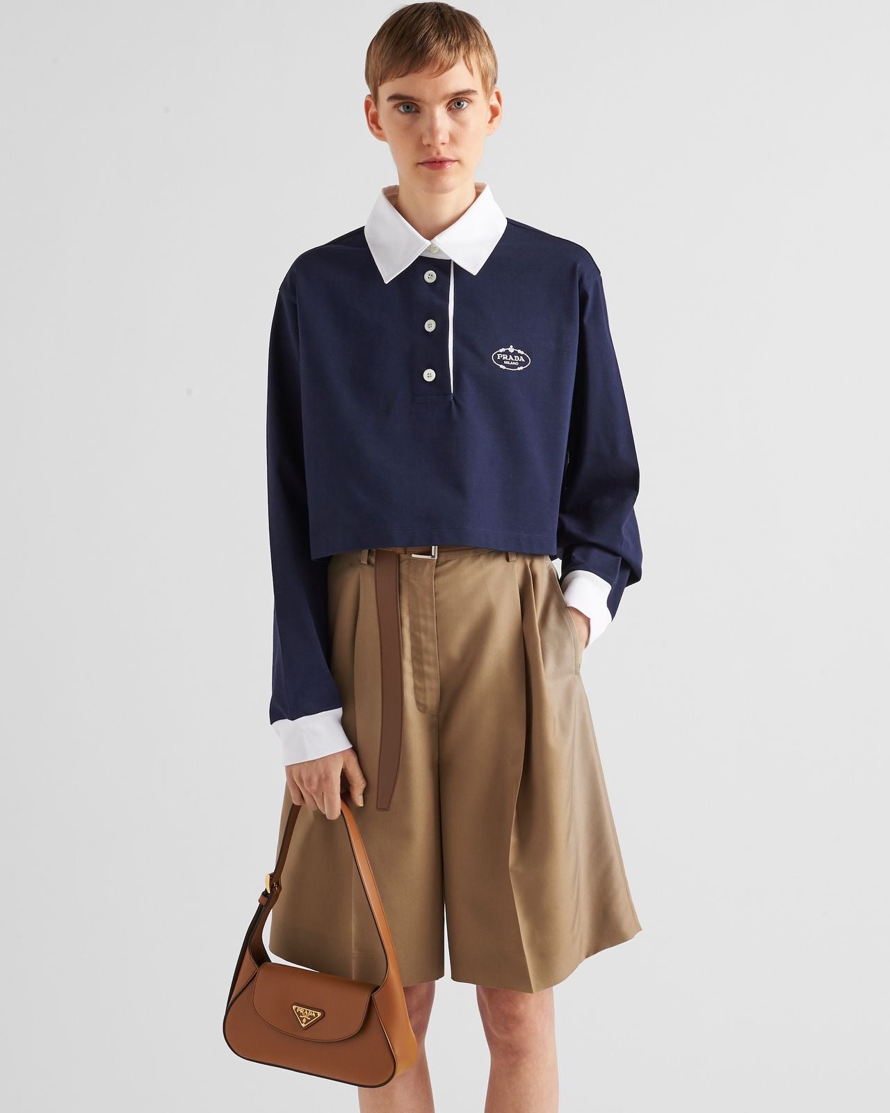 Prada Small leather shoulder bag