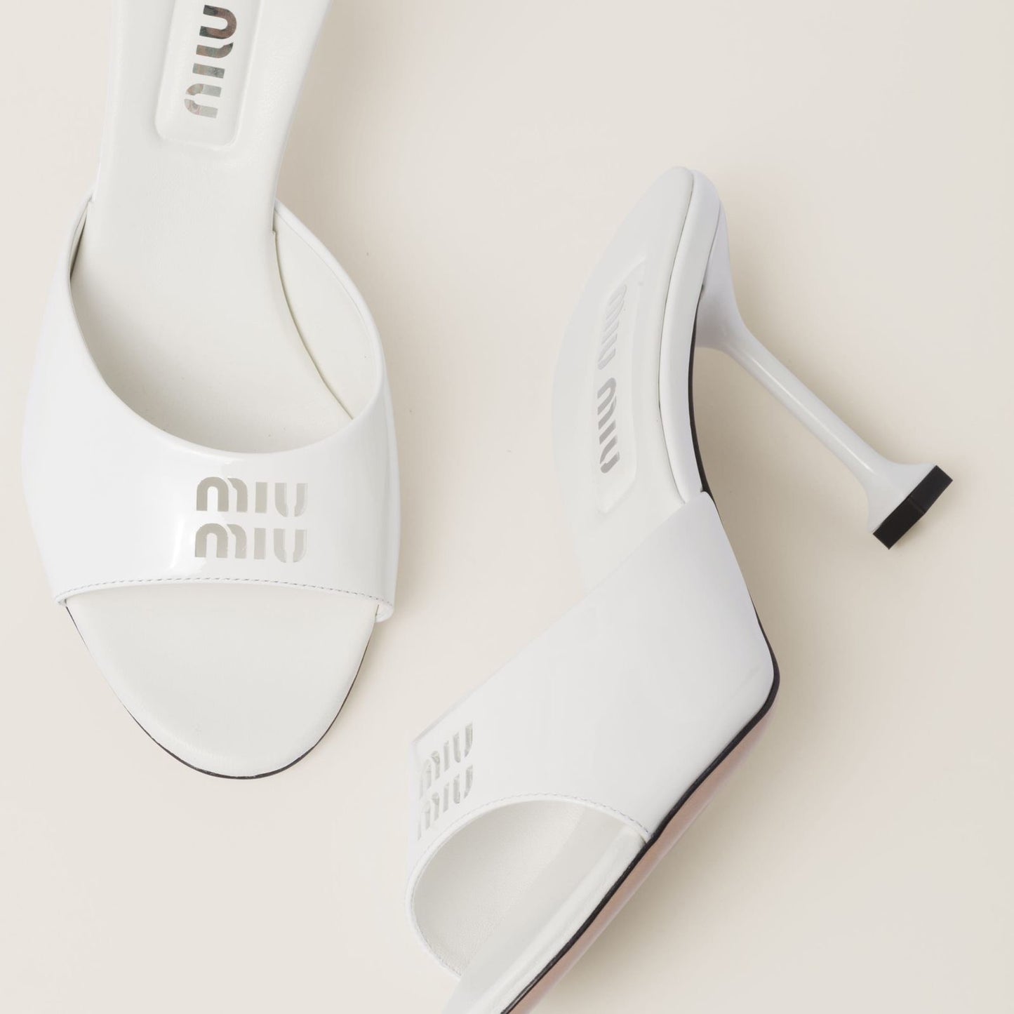Miu Miu Patent leather mules
