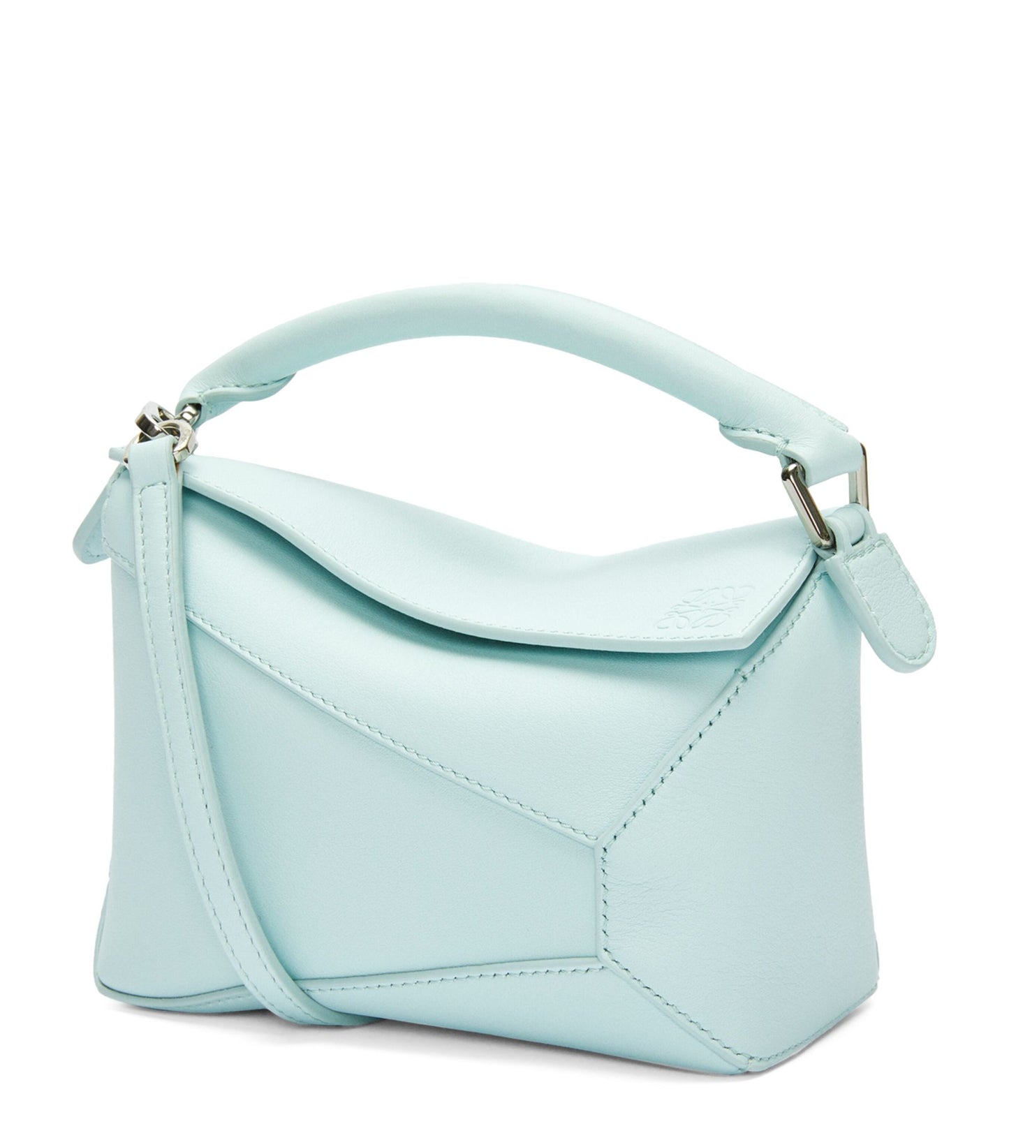 LOEWE
Mini Leather Puzzle Edge Top-Handle Bag