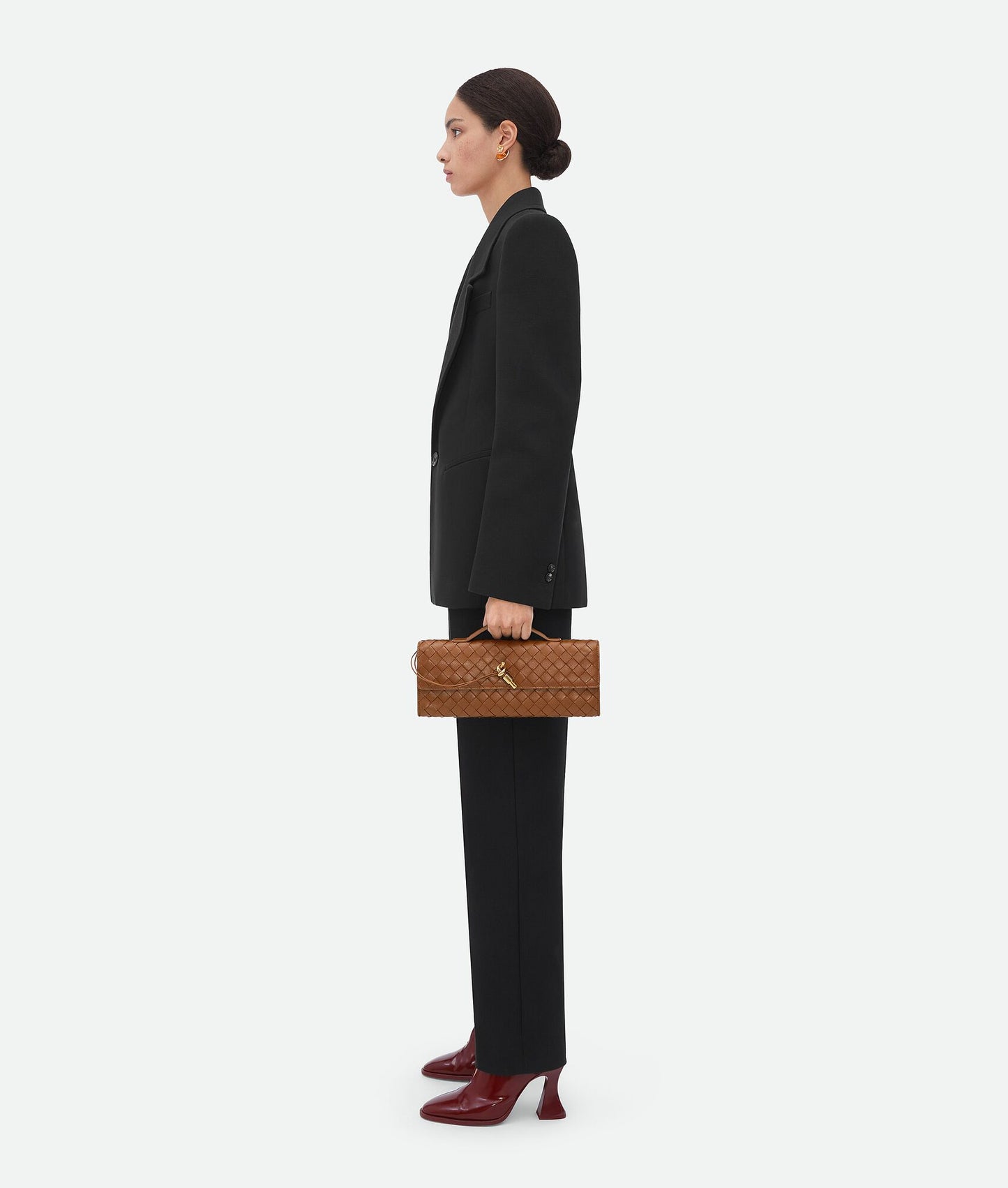 Bottega veneta Long Clutch Andiamo With Handle