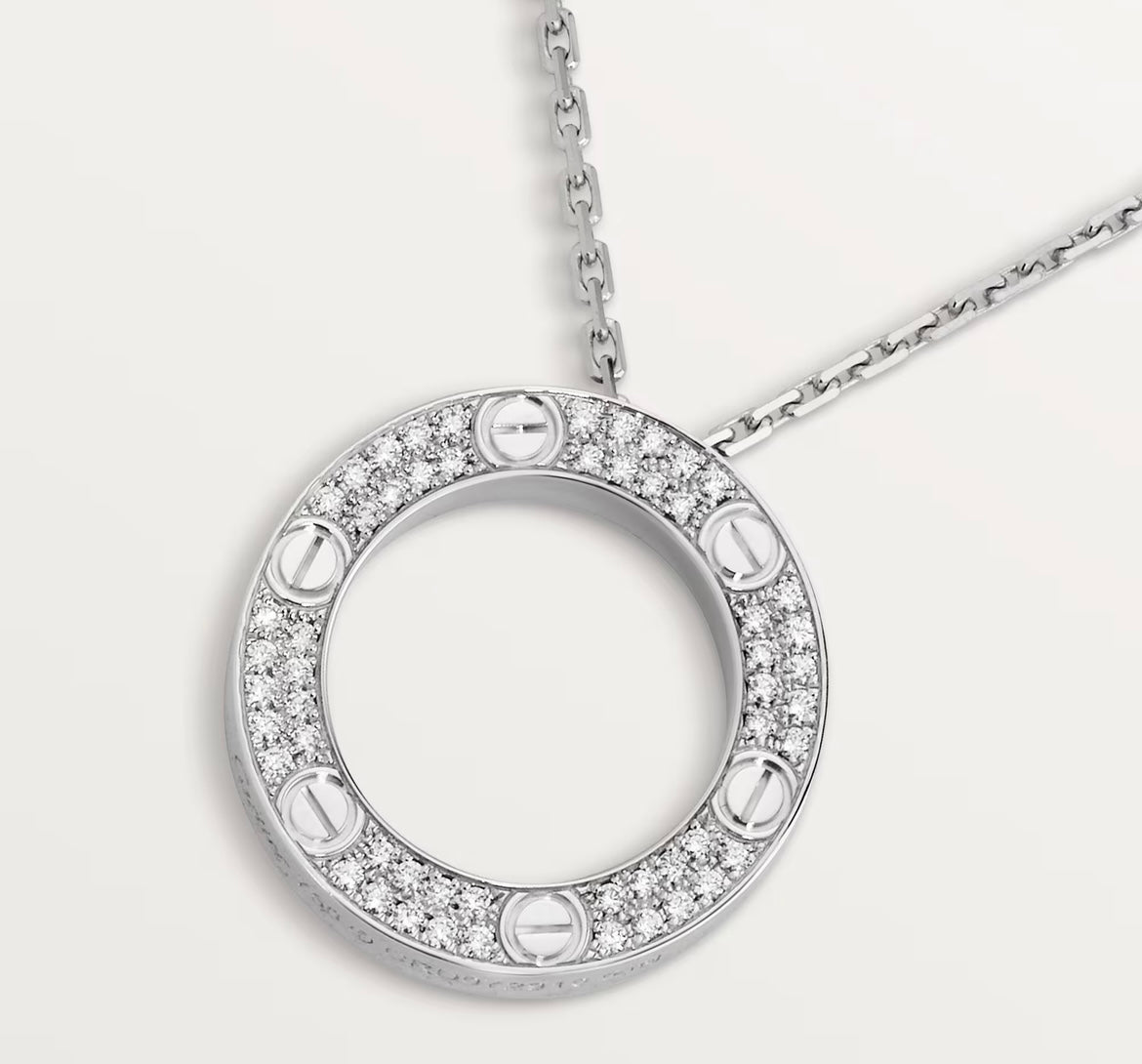 Cartier LOVE NECKLACE, DIAMOND-PAVED LOVE