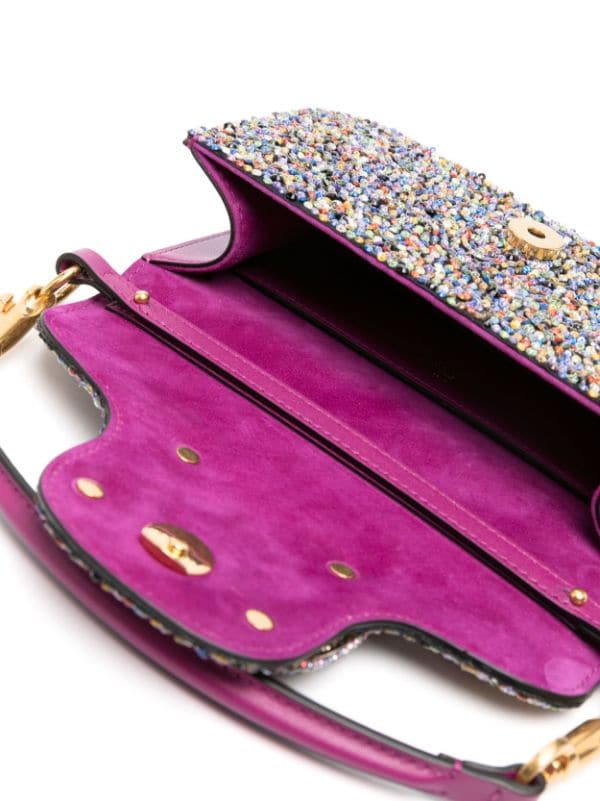 Valentino Garavani
small Locò embellished tote bag