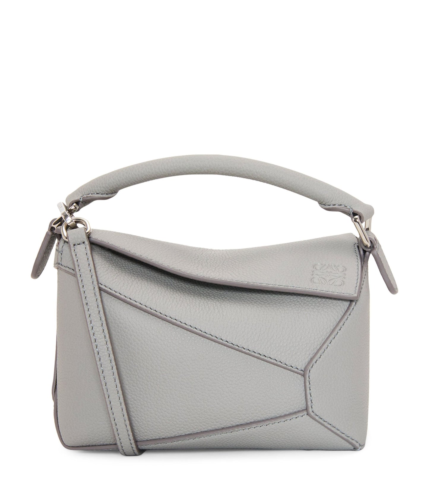 LOEWE Mini Leather Puzzle Edge Top-Handle Bag
