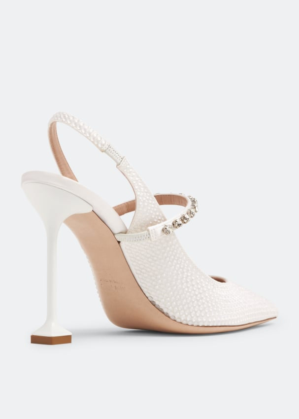 MIU MIU
Crystal Slingback Pumps