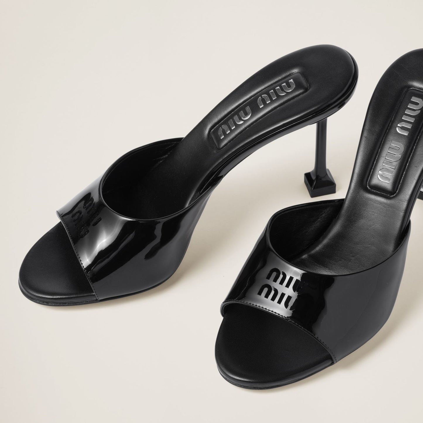 Miu Miu Patent leather mules