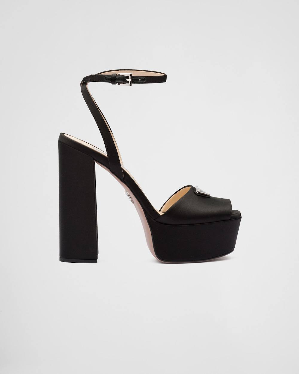 Prada satin platform 135mm sandals DXB Shop