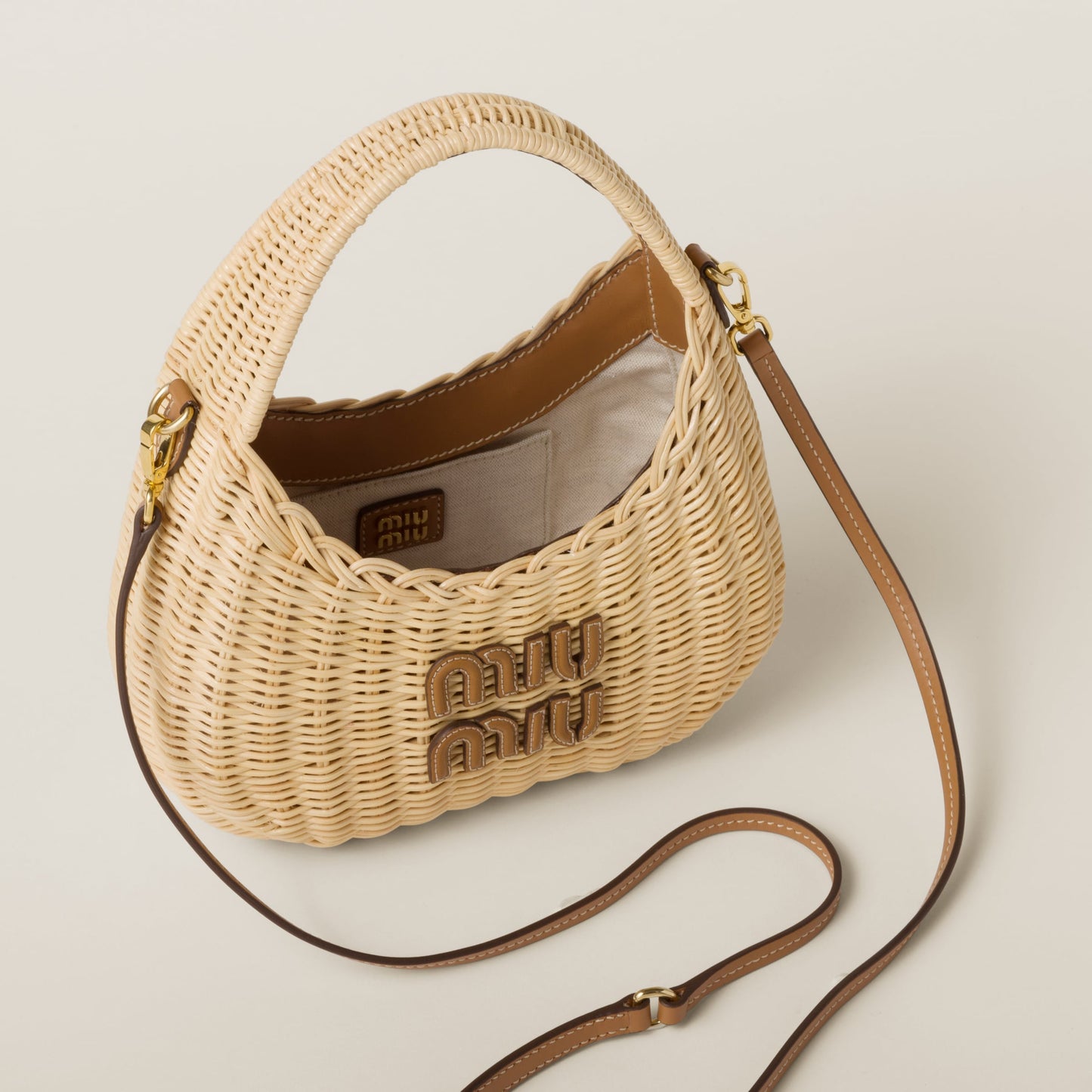 LOEWE Wander wicker hobo bag