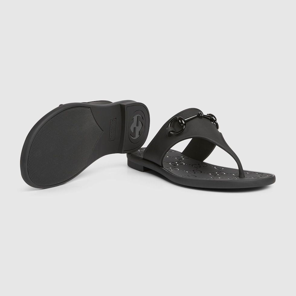 WOMEN'S THONG SANDAL WITH HORSEBIT