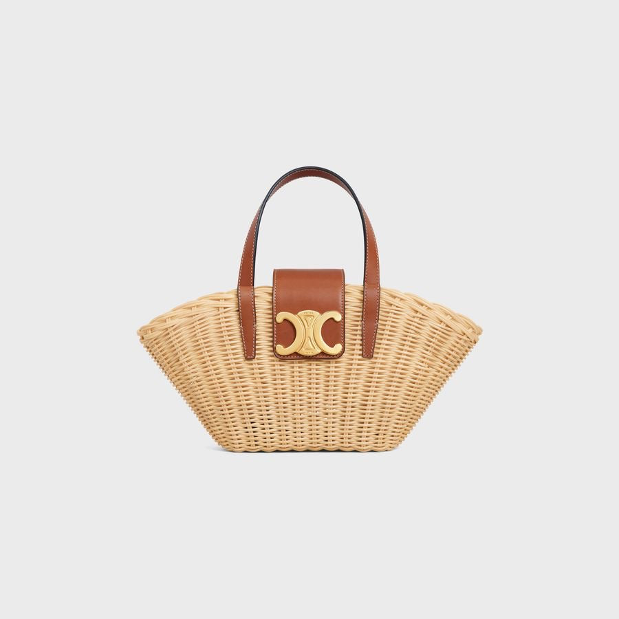 TEEN COUFFIN IN WICKER AND NATURAL CALFSKIN
NATURAL / TAN