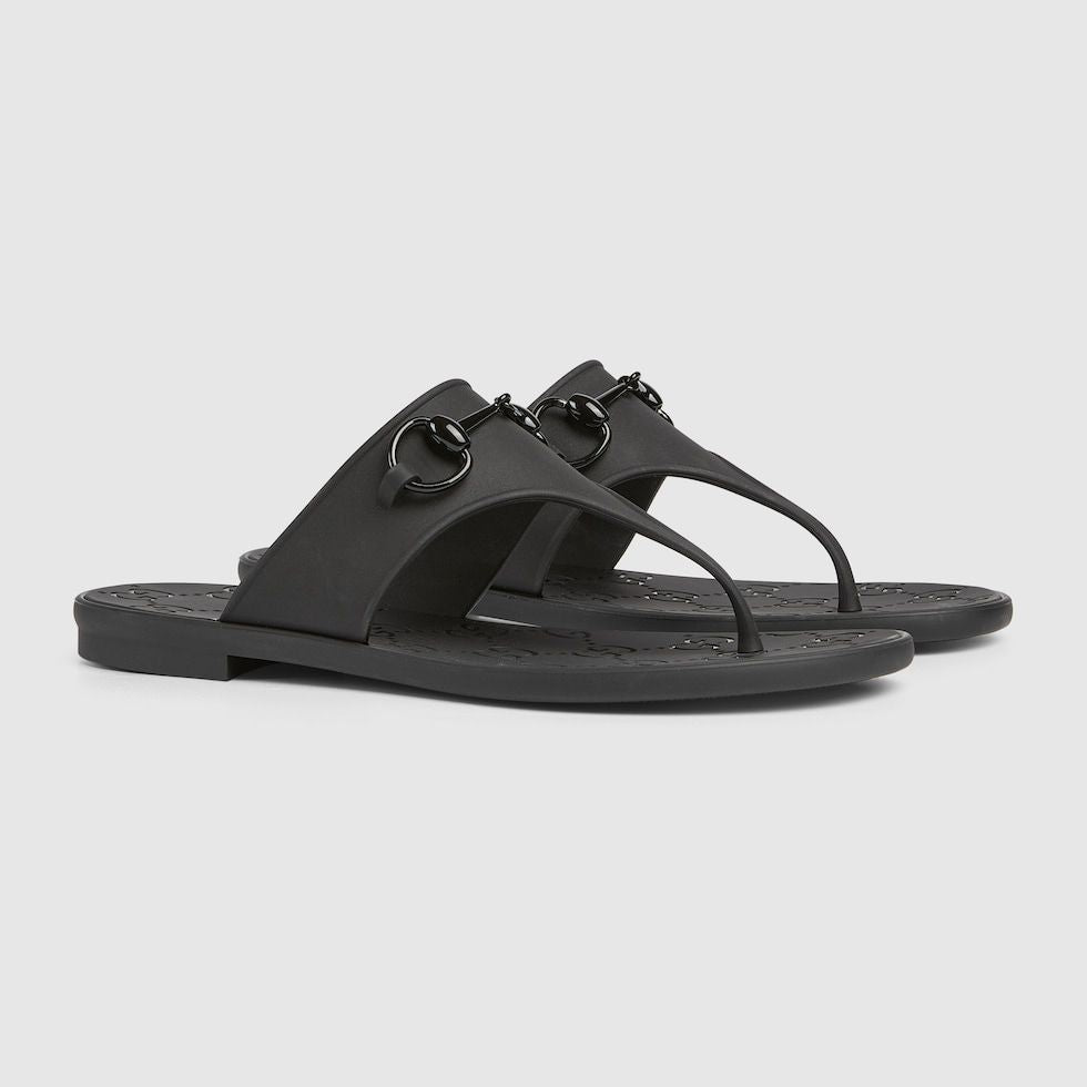 WOMEN'S THONG SANDAL WITH HORSEBIT