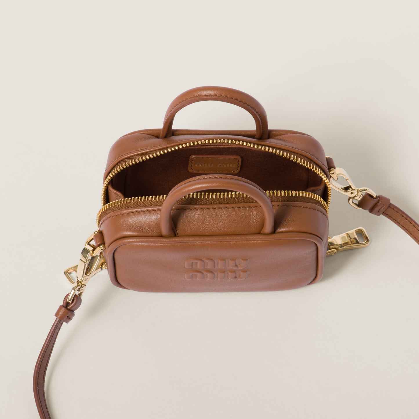 Miu miu Leather micro bag