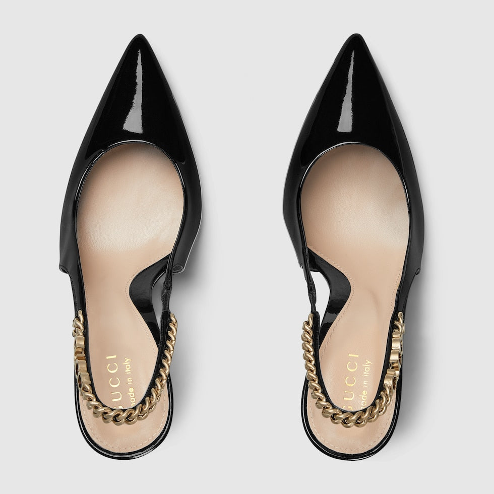 GUCCI SIGNORIA SLINGBACK PUMP