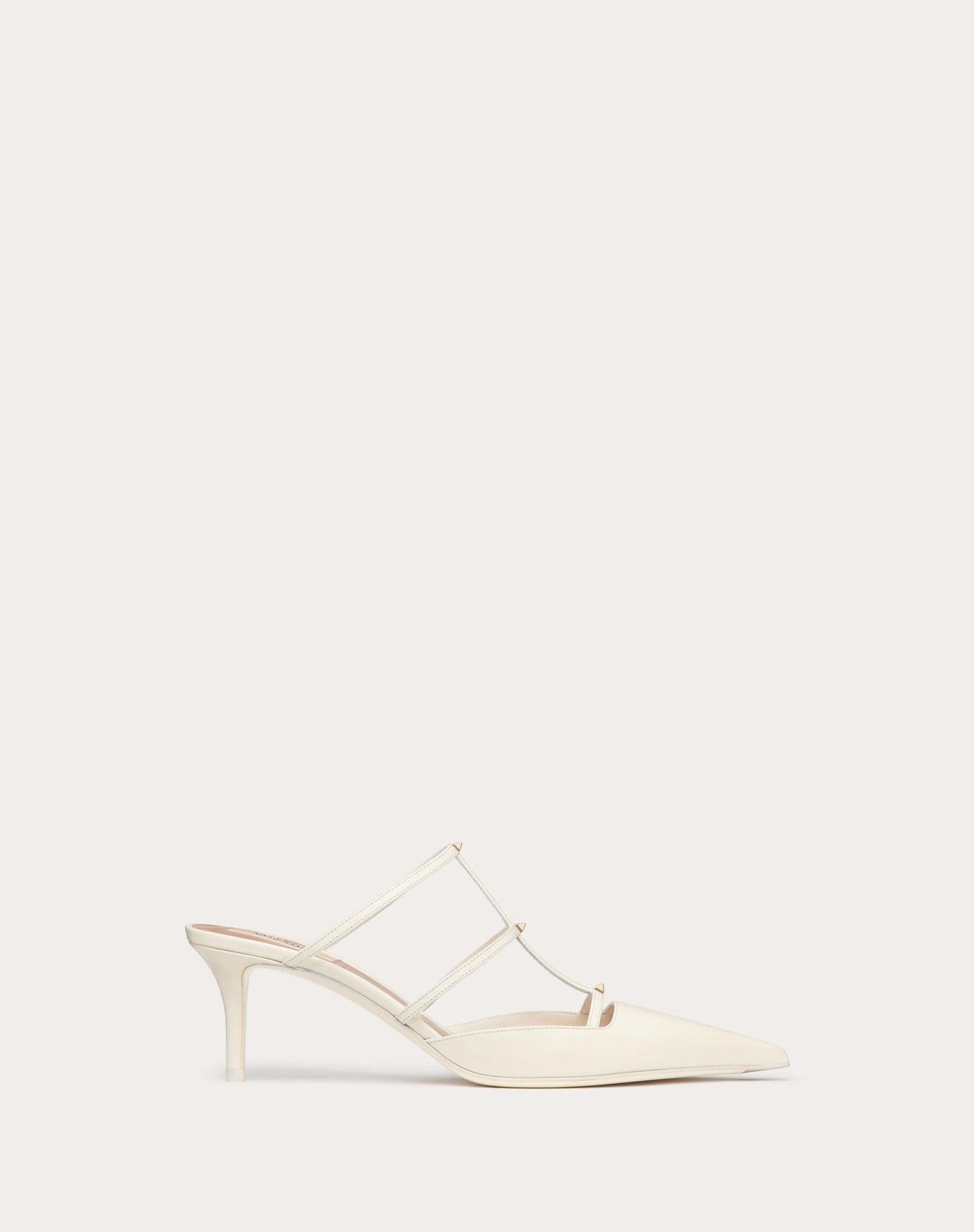 Valentino ROCKSTUD WISPY CALFSKIN MULE 60MM