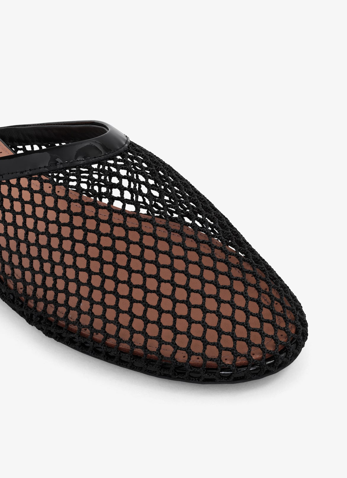 Alaia FLAT MULES IN FISHNET