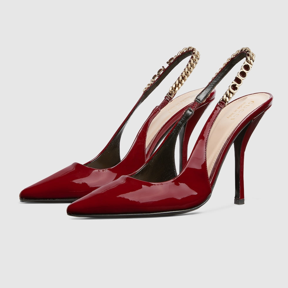 GUCCI SIGNORIA SLINGBACK PUMP