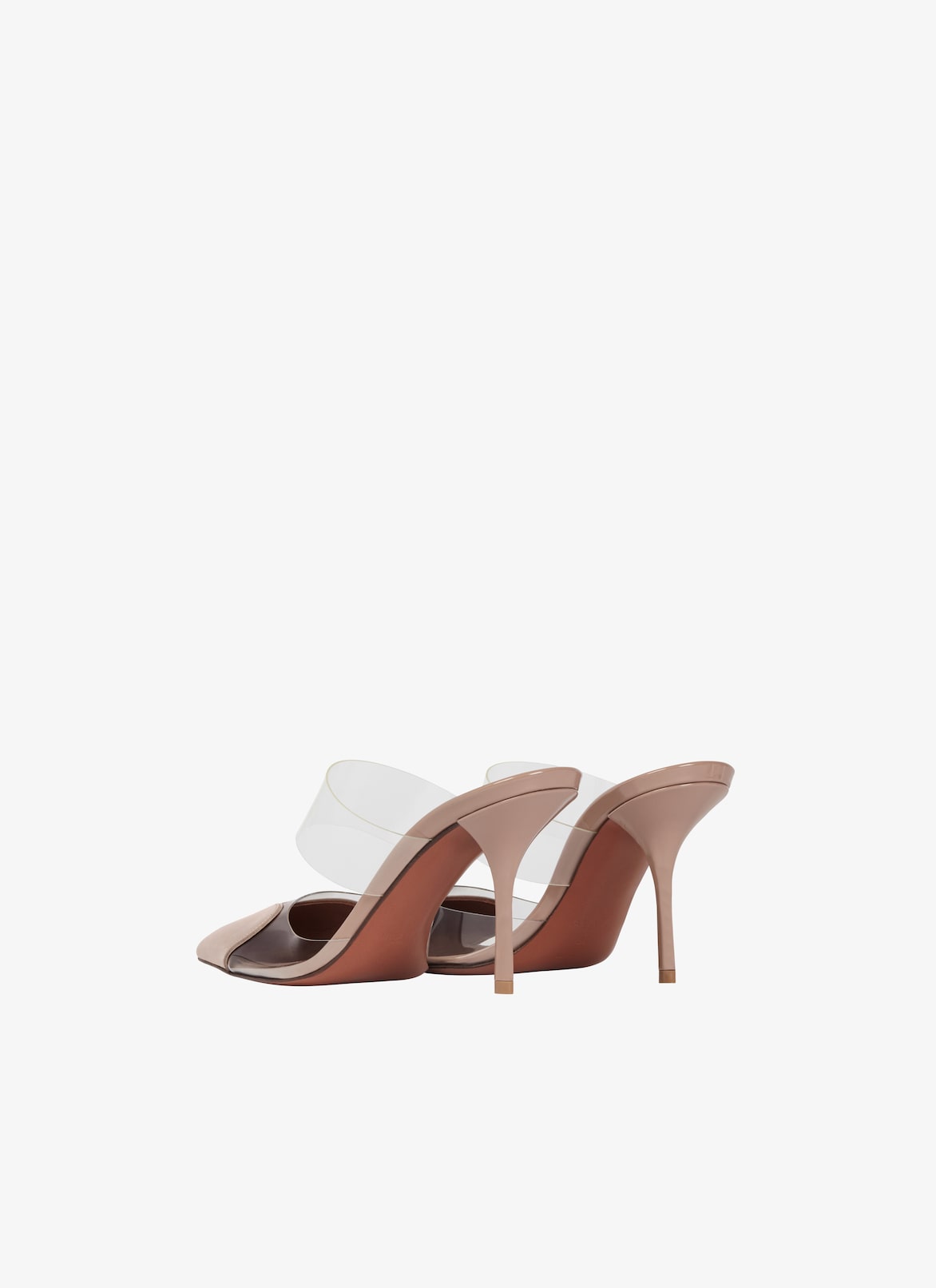 Alaia LE CŒUR MULES IN PATENT CALFSKIN