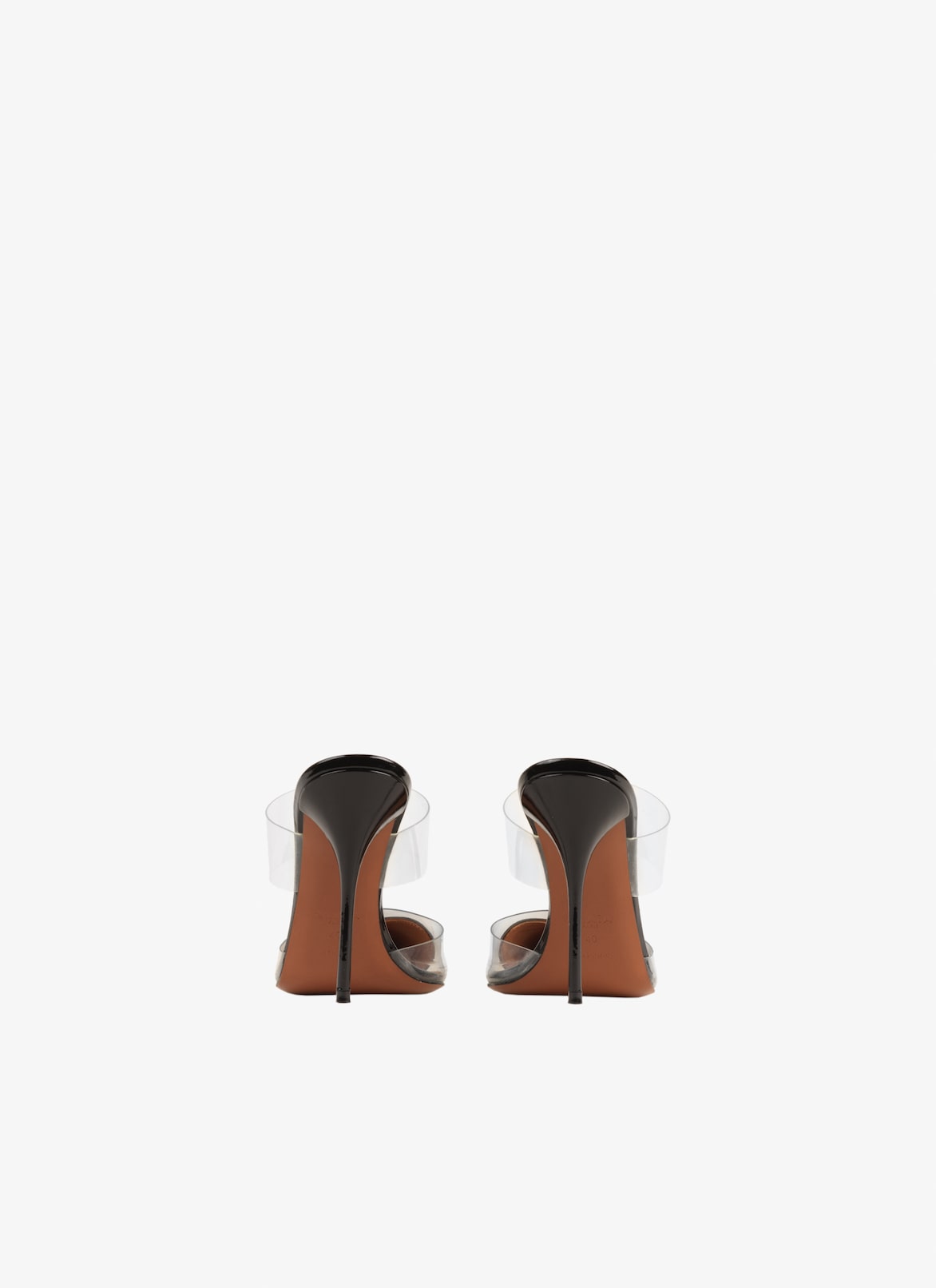 Alaia LE CŒUR MULES IN PATENT CALFSKIN