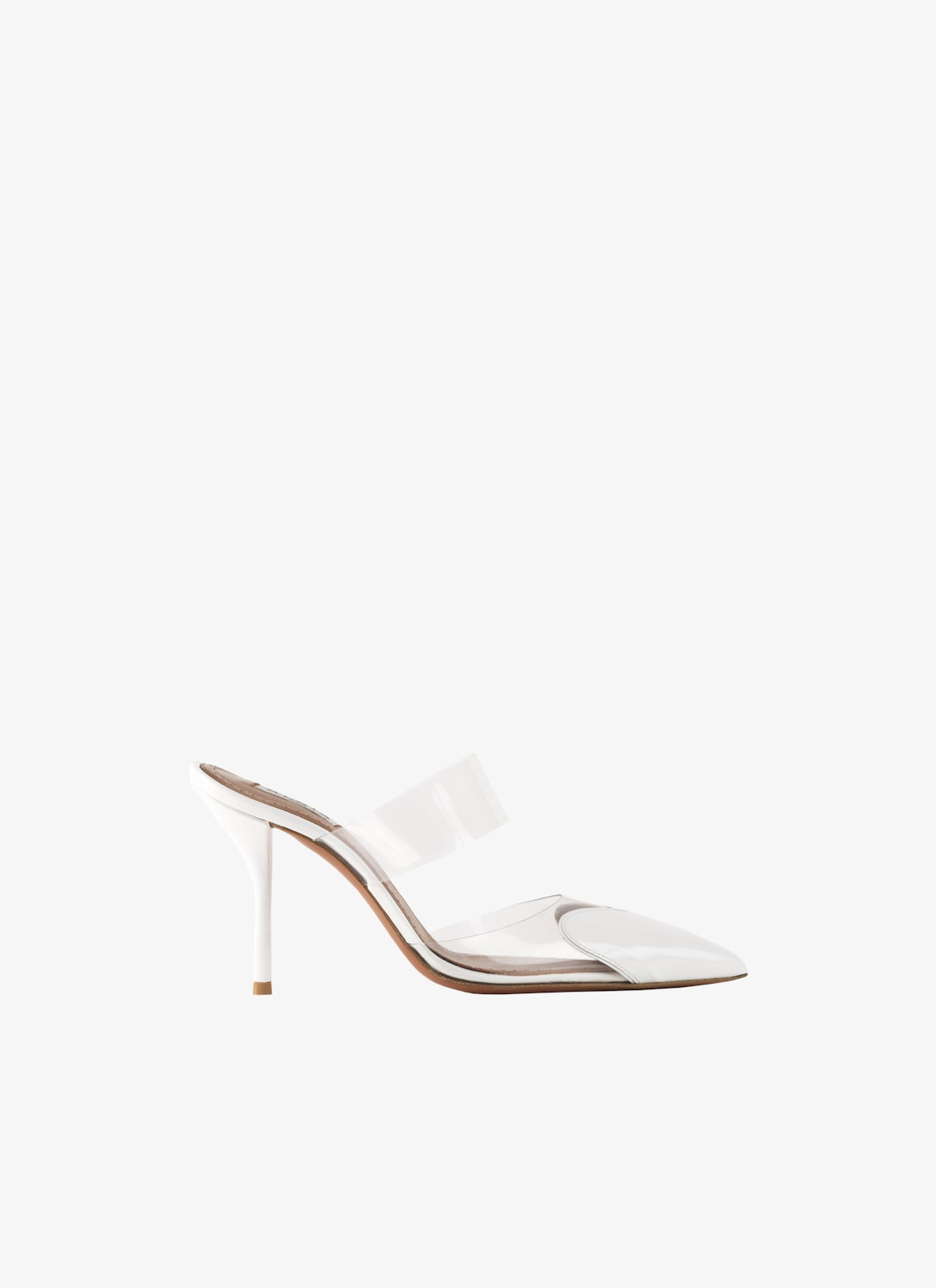 Alaia LE CŒUR MULES IN PATENT CALFSKIN