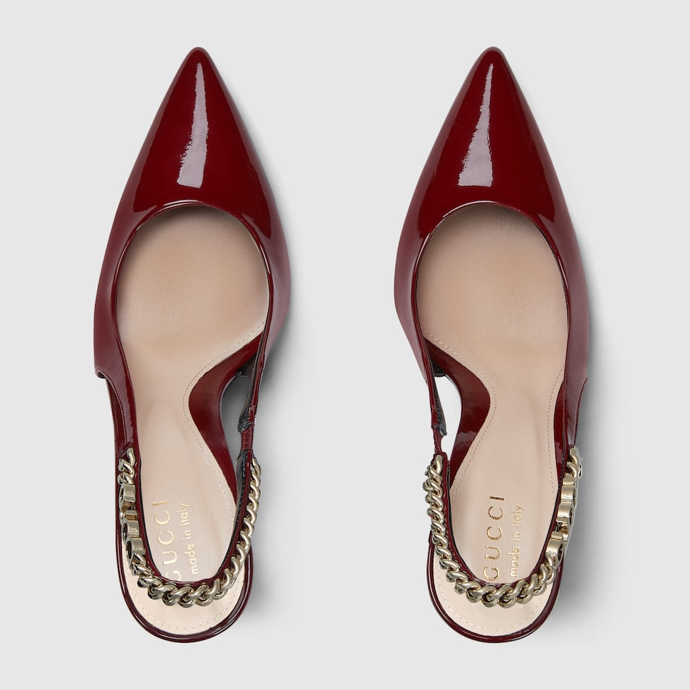 GUCCI SIGNORIA SLINGBACK PUMP