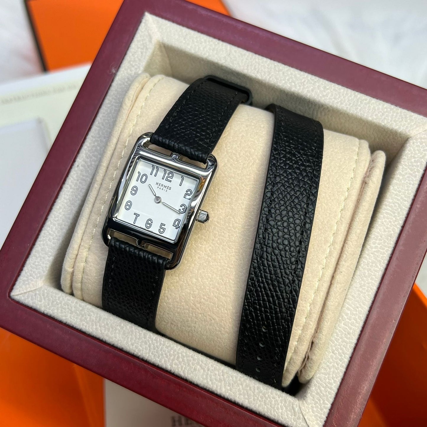 Hermes watch long strap