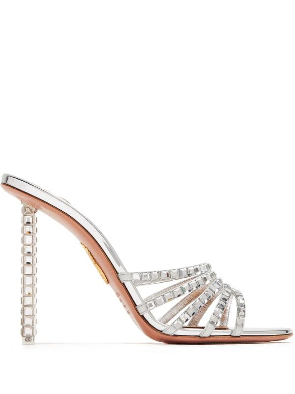 Aquazzura
Tequila crystal-embellished mules