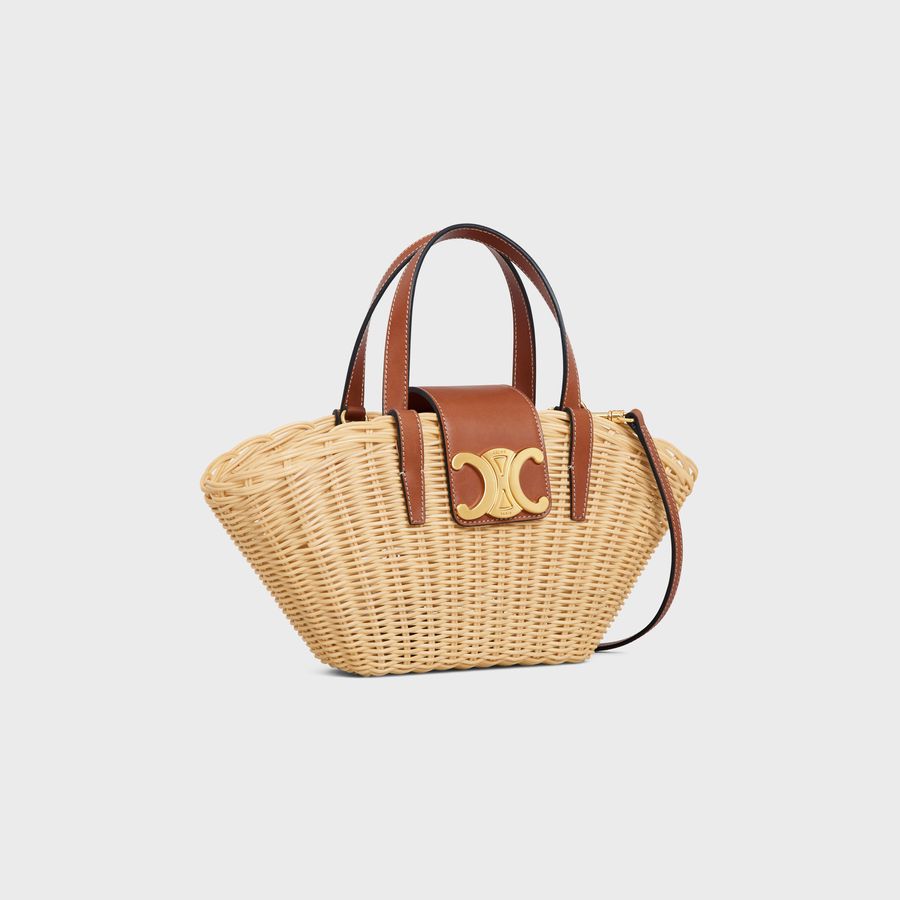 TEEN COUFFIN IN WICKER AND NATURAL CALFSKIN
NATURAL / TAN