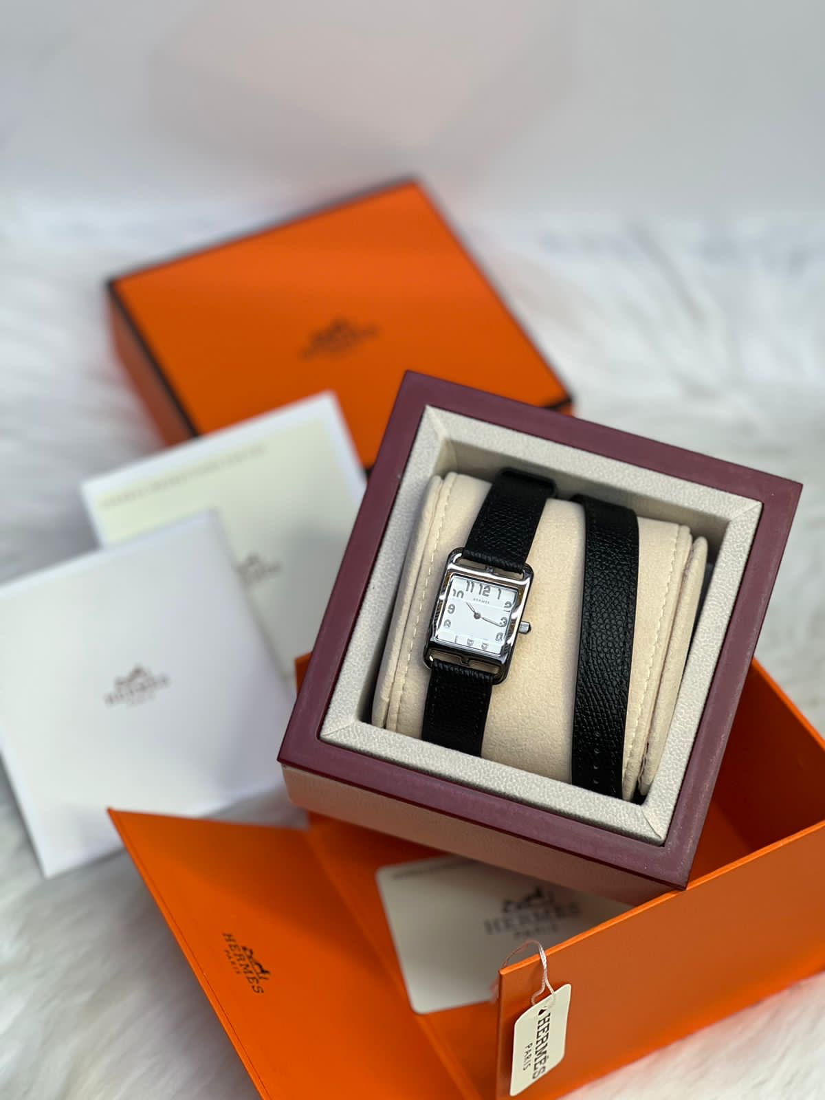 Hermes watch long strap