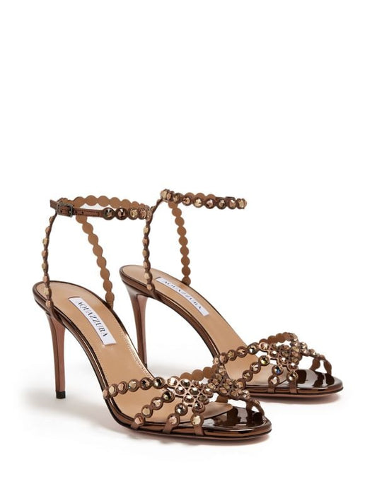 Aquazzura
Tequila 105mm crystal sandals