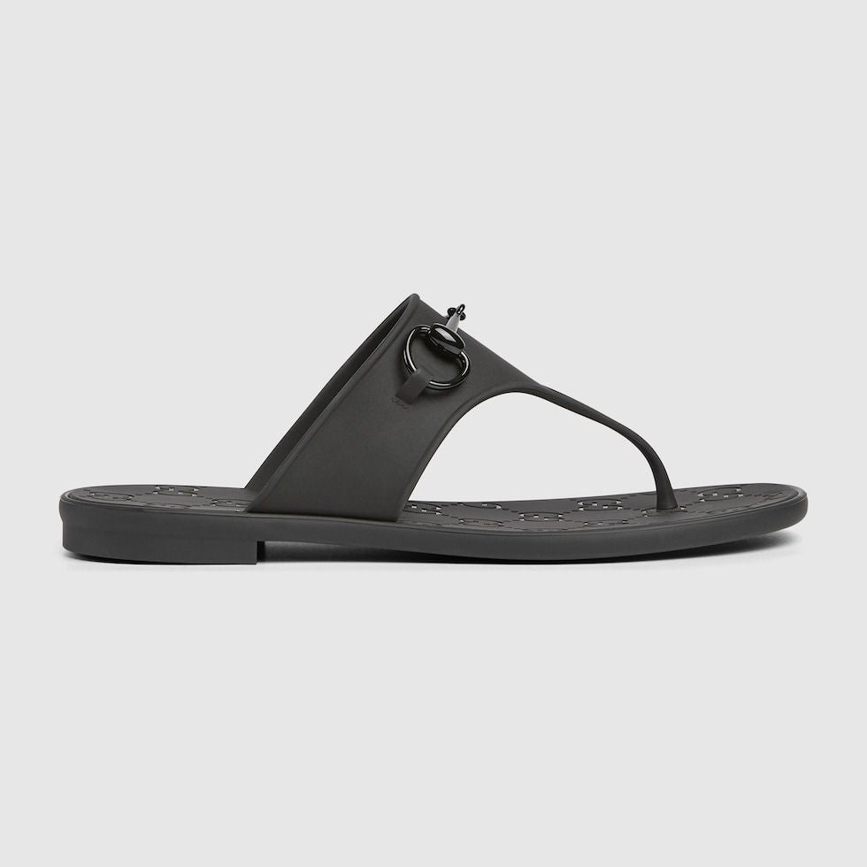 WOMEN'S THONG SANDAL WITH HORSEBIT