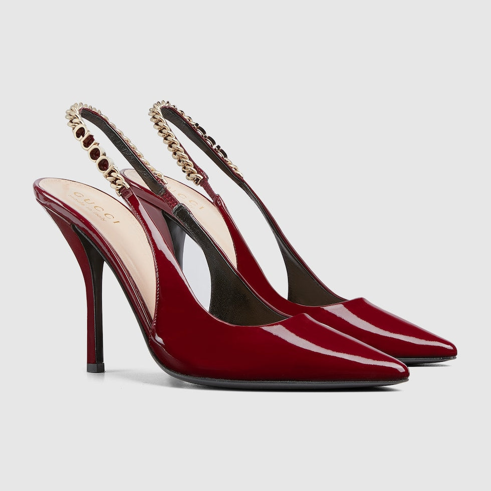 GUCCI SIGNORIA SLINGBACK PUMP