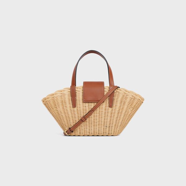 TEEN COUFFIN IN WICKER AND NATURAL CALFSKIN
NATURAL / TAN