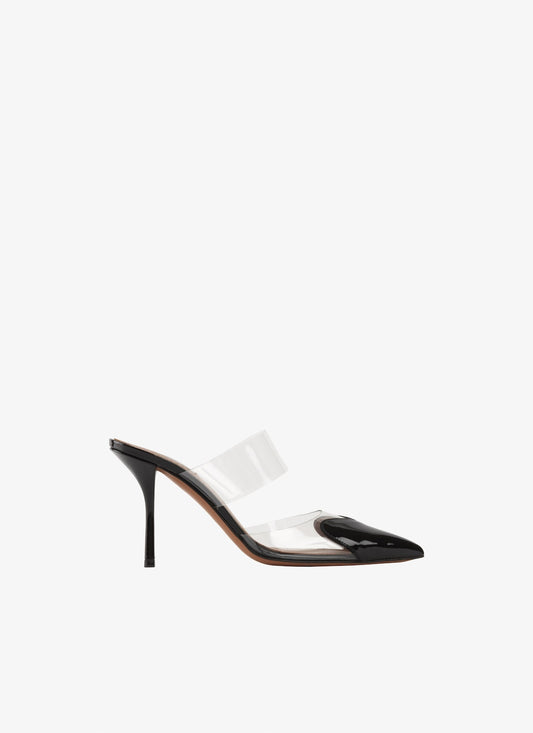 Alaia LE CŒUR MULES IN PATENT CALFSKIN