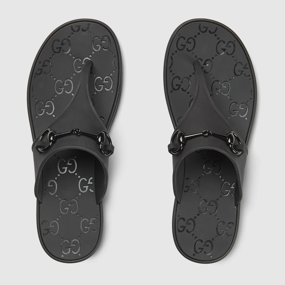 WOMEN'S THONG SANDAL WITH HORSEBIT